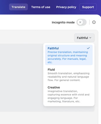  Come tradurre il testo utilizzando Lara